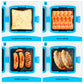 📢📢50 % DE RÉDUCTION !!💥Four à micro-ondes, grille-pain et appareil à sandwich