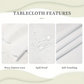 🌺🎀 50 % de réduction！! Nappe Fleurie en Relief Imperméable – Élégance intemporelle, protection anti-tache & entretien facile