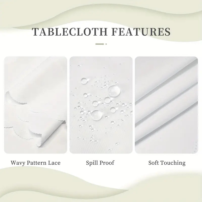🌺🎀 50 % de réduction！! Nappe Fleurie en Relief Imperméable – Élégance intemporelle, protection anti-tache & entretien facile
