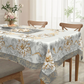 🌺🎀 50 % de réduction！! Nappe Fleurie en Relief Imperméable – Élégance intemporelle, protection anti-tache & entretien facile