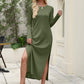 Robe t-shirt à manches longues pour femme