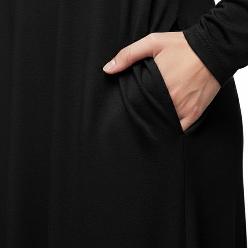 Robe t-shirt à manches longues pour femme