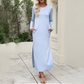 Robe t-shirt à manches longues pour femme