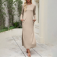 Robe t-shirt à manches longues pour femme