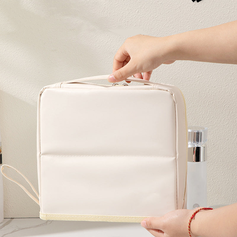 🎉👜50% de réduction ! Trousse à cosmétiques élégante à compartiments – Style minimaliste, rangement intelligent et ultra-pratique ✨