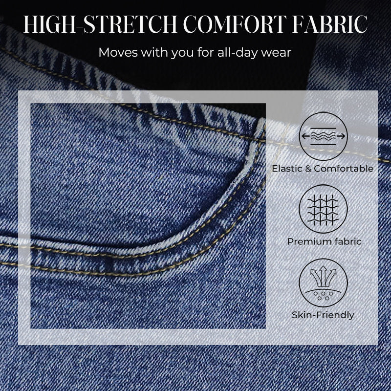 💎 52% DE RÉDUCTION ! 💎 Jean Évasé Taille Haute pour Femme – Denim Stretch, Silhouette Allongée & Confort Absolu 👖💙
