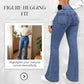💎 52% DE RÉDUCTION ! 💎 Jean Évasé Taille Haute pour Femme – Denim Stretch, Silhouette Allongée & Confort Absolu 👖💙