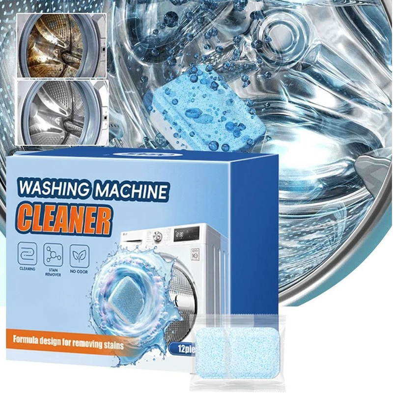 🧺✨ 50% de réduction ! Tablettes nettoyantes pour lave-linge – Éliminent tartre, moisissures et mauvaises odeurs en 1 cycle