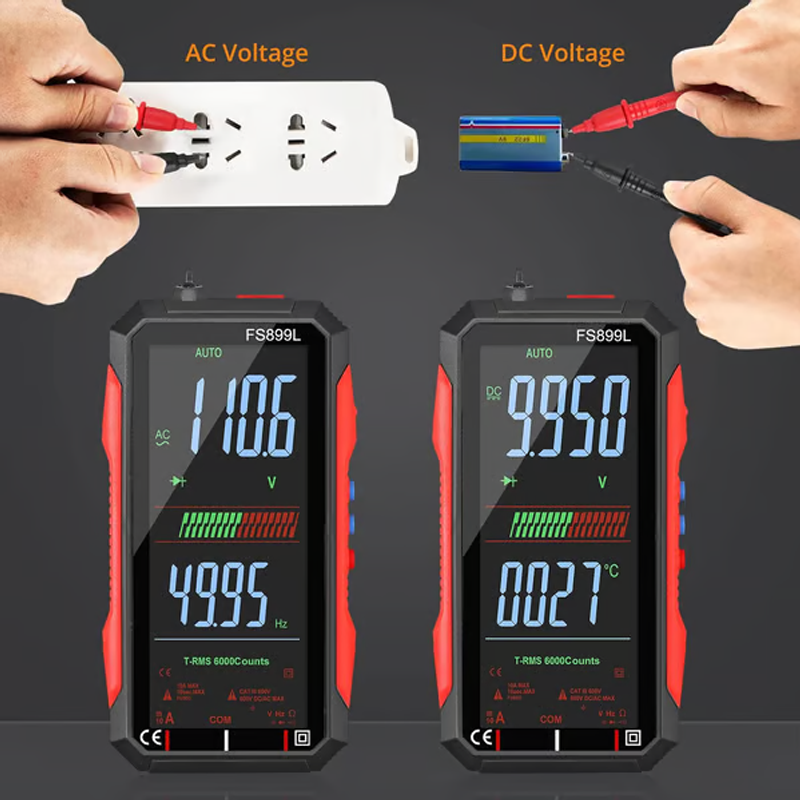 💎 50% DE RÉDUCTION! 💎 Multimètre Numérique Rechargeable USB – Auto-Range, Écran Clair & Sécurité Pro