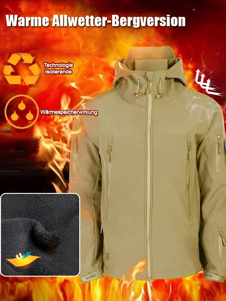 📢📢60 % de réduction !! ⏰Outdoor rembourré épaissi punching-ball veste chaude costume d'alpinisme veste softshell