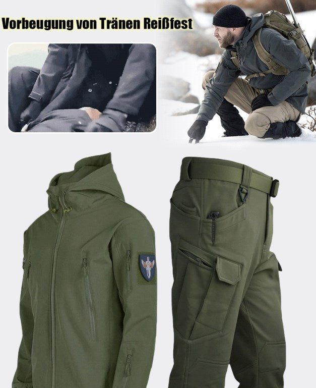 📢📢60 % de réduction !! ⏰Outdoor rembourré épaissi punching-ball veste chaude costume d'alpinisme veste softshell