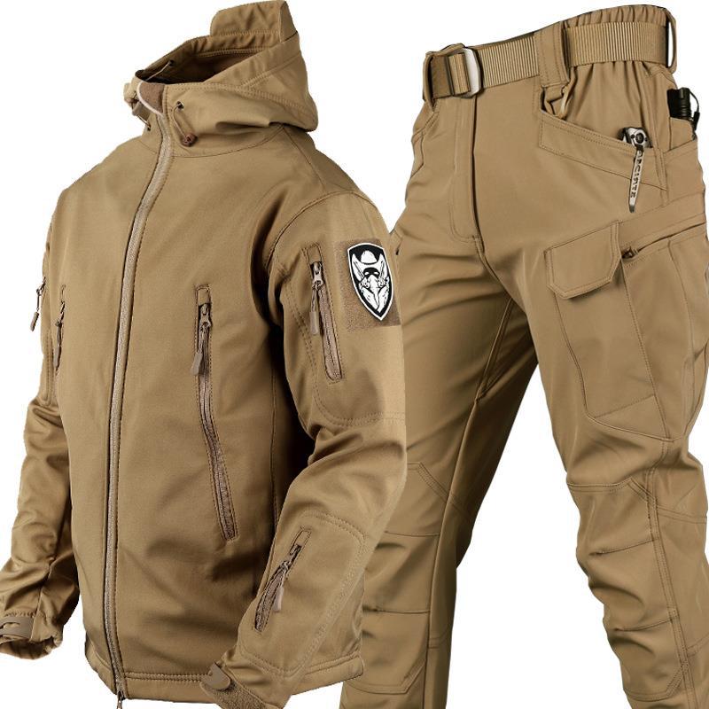 📢📢60 % de réduction !! ⏰Outdoor rembourré épaissi punching-ball veste chaude costume d'alpinisme veste softshell