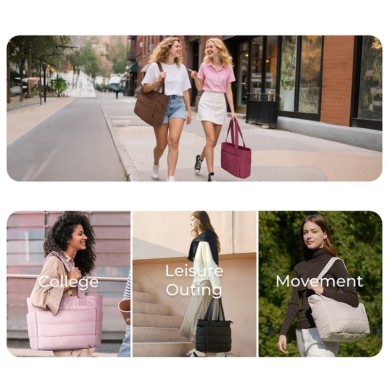 🔥 Soldes exceptionnels 50 % de réduction 🔥 Sac fourre-tout léger rose vif pour femme