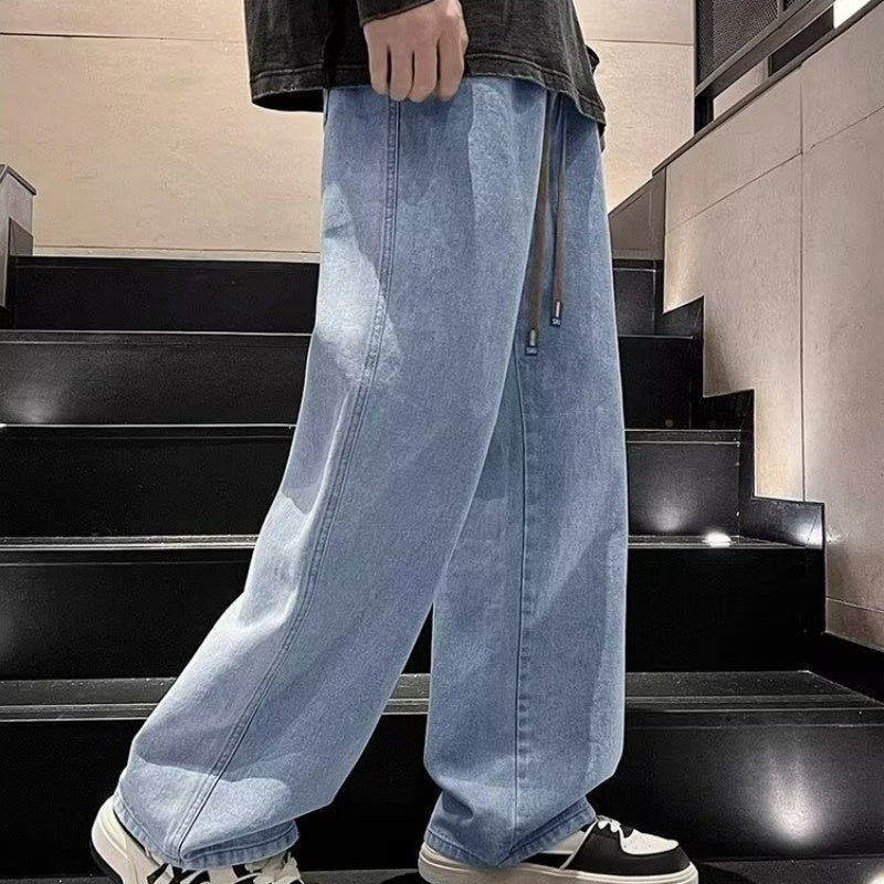 📢 60 % de réduction !! ⏰ Jean Ample à Jambes Larges pour Homme – Confort Max, Style Streetwear & Coupe Tendance Rétro ✨