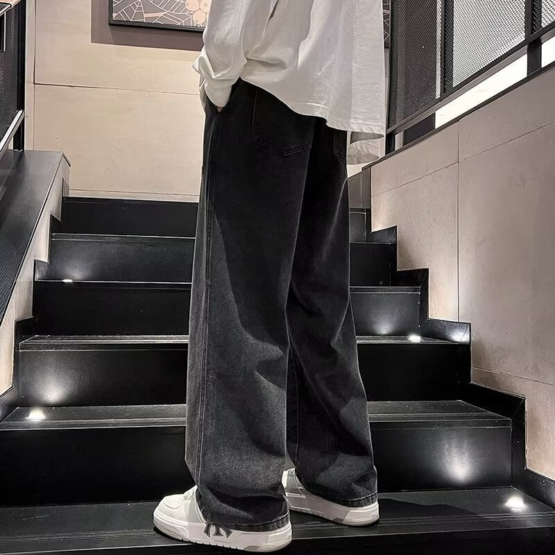 📢 60 % de réduction !! ⏰ Jean Ample à Jambes Larges pour Homme – Confort Max, Style Streetwear & Coupe Tendance Rétro ✨