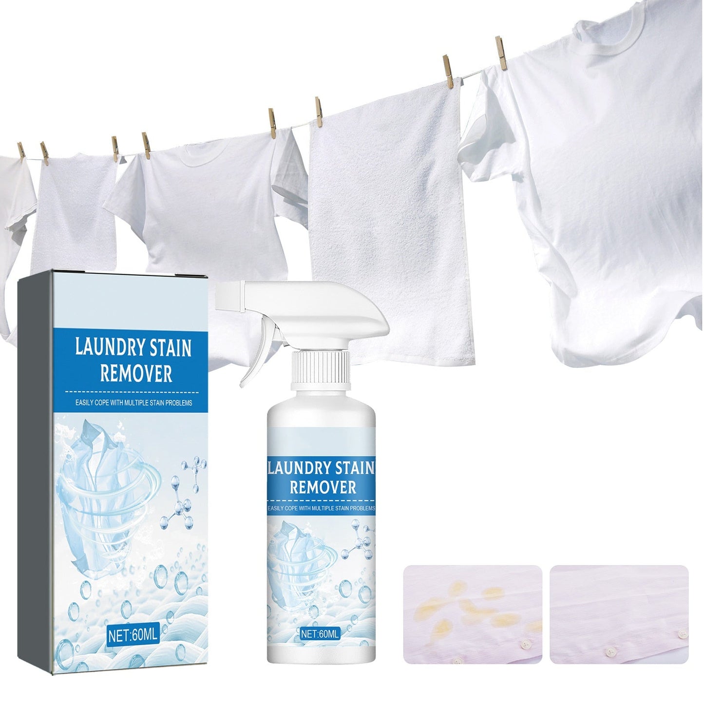 🔥Achetez-en 2, obtenez-en 1 gratuit🔥Puissant spray détachant pour le linge