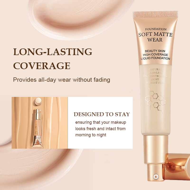 Fond de teint correcteur mat longue tenue