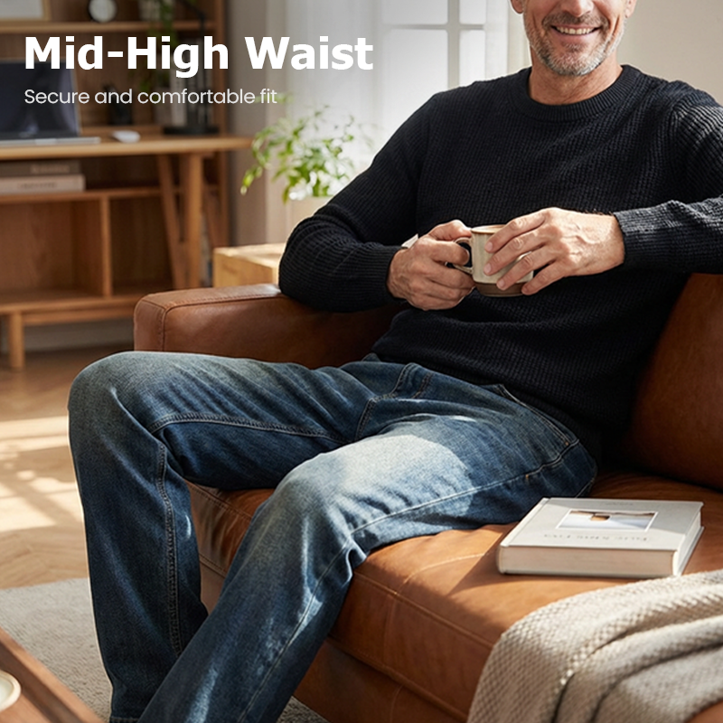 👖NOUVEAUTÉ - 50 % DE RÉDUCTION 🔥🥳 PLUS DE 50 000 VENDUS ! 💥Jean stretch coupe droite pour homme