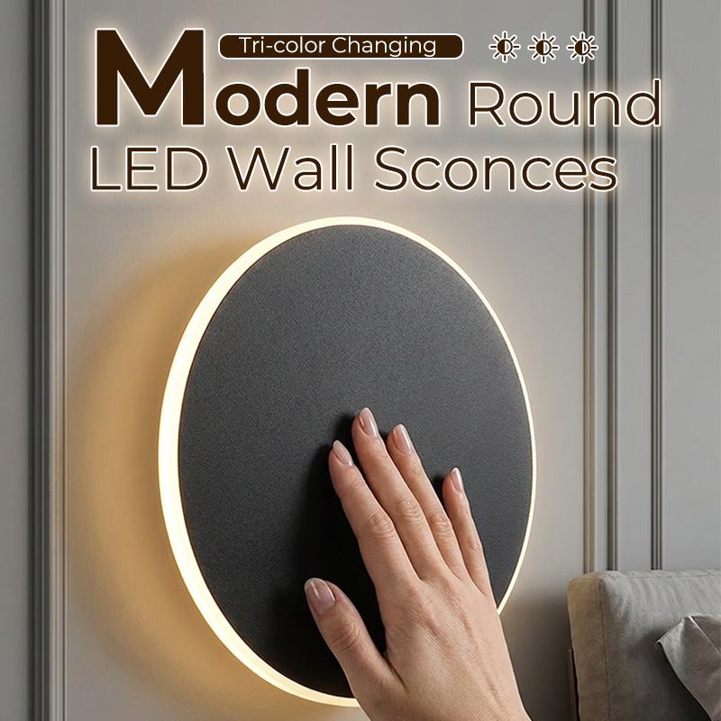 50 % DE RÉDUCTION !! 🌟Appliques murales LED rondes modernes