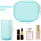 Trousse de maquillage de voyage avec miroir éclairé par LED