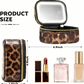 Trousse de maquillage de voyage avec miroir éclairé par LED
