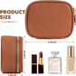 Trousse de maquillage de voyage avec miroir éclairé par LED
