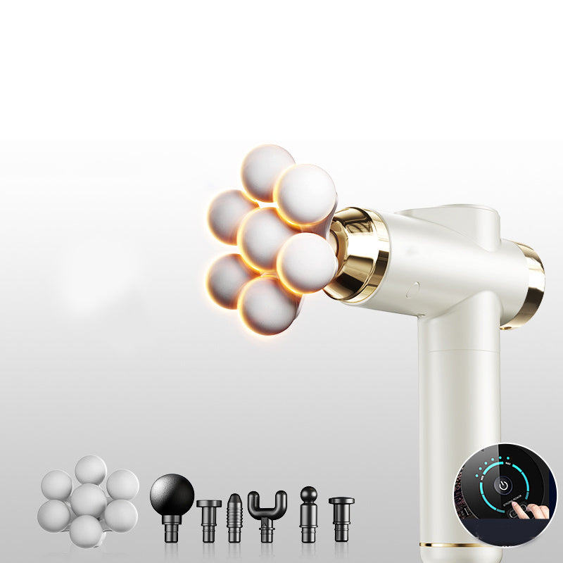 💎50% DE RÉDUCTION ! 💎 Pistolet de Massage Intelligent à Têtes Multiples – Percussion Profonde (46 mm), Jusqu’à 99 Niveaux & Contrôle IA 🐣💆