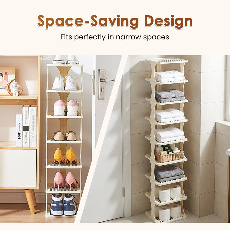 📢📢60 % de réduction !! ⏰Étagère à chaussures multicouche peu encombrante