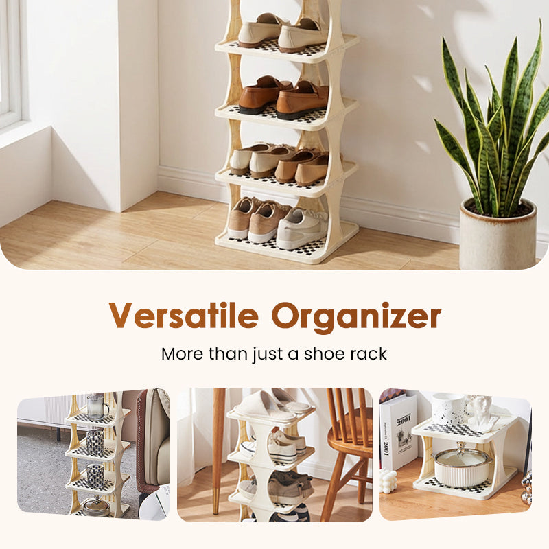 📢📢60 % de réduction !! ⏰Étagère à chaussures multicouche peu encombrante