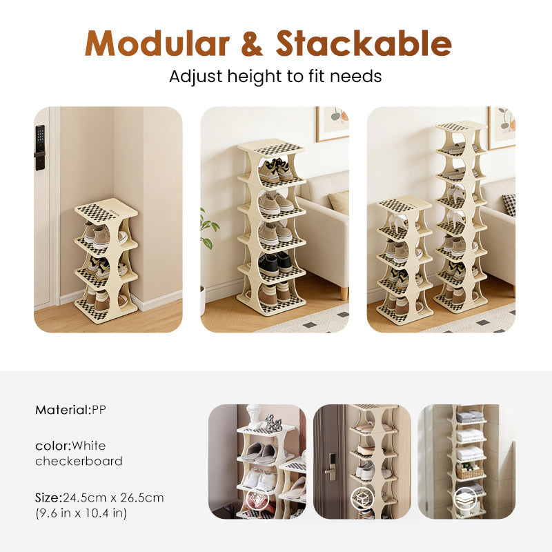 📢📢60 % de réduction !! ⏰Étagère à chaussures multicouche peu encombrante