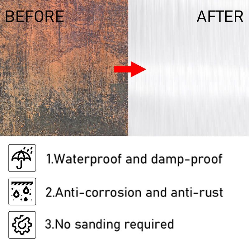 💎 50 % DE RÉDUCTION ! 💎 Produit multifonctionnel pour éliminer et convertir la rouille sur le métal – Élimine la rouille, scelle le métal et prépare la surface pour la peinture 🛠️🛡️