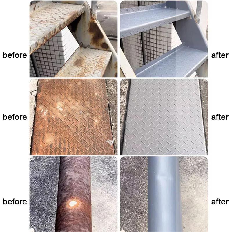 💎 50 % DE RÉDUCTION ! 💎 Produit multifonctionnel pour éliminer et convertir la rouille sur le métal – Élimine la rouille, scelle le métal et prépare la surface pour la peinture 🛠️🛡️