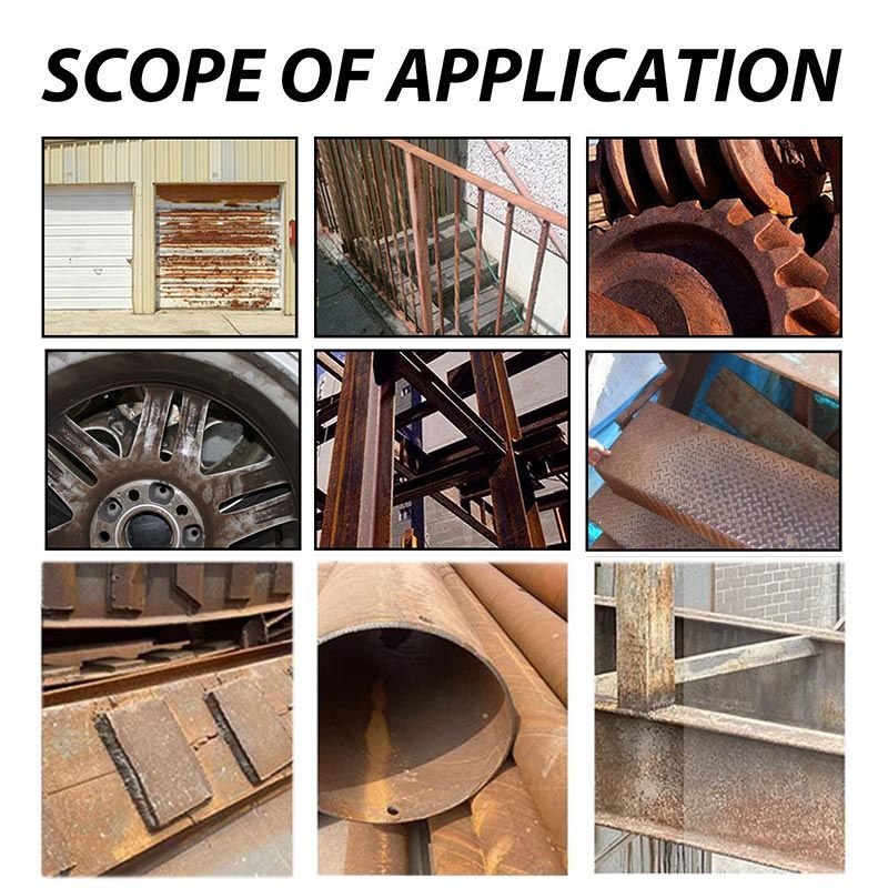 💎 50 % DE RÉDUCTION ! 💎 Produit multifonctionnel pour éliminer et convertir la rouille sur le métal – Élimine la rouille, scelle le métal et prépare la surface pour la peinture 🛠️🛡️
