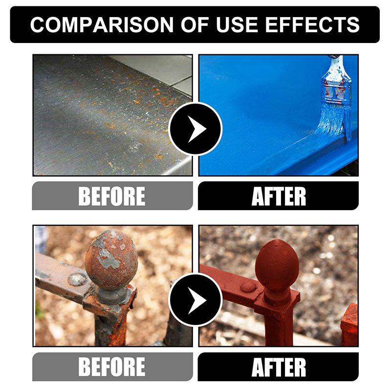 💎 50 % DE RÉDUCTION ! 💎 Produit multifonctionnel pour éliminer et convertir la rouille sur le métal – Élimine la rouille, scelle le métal et prépare la surface pour la peinture 🛠️🛡️