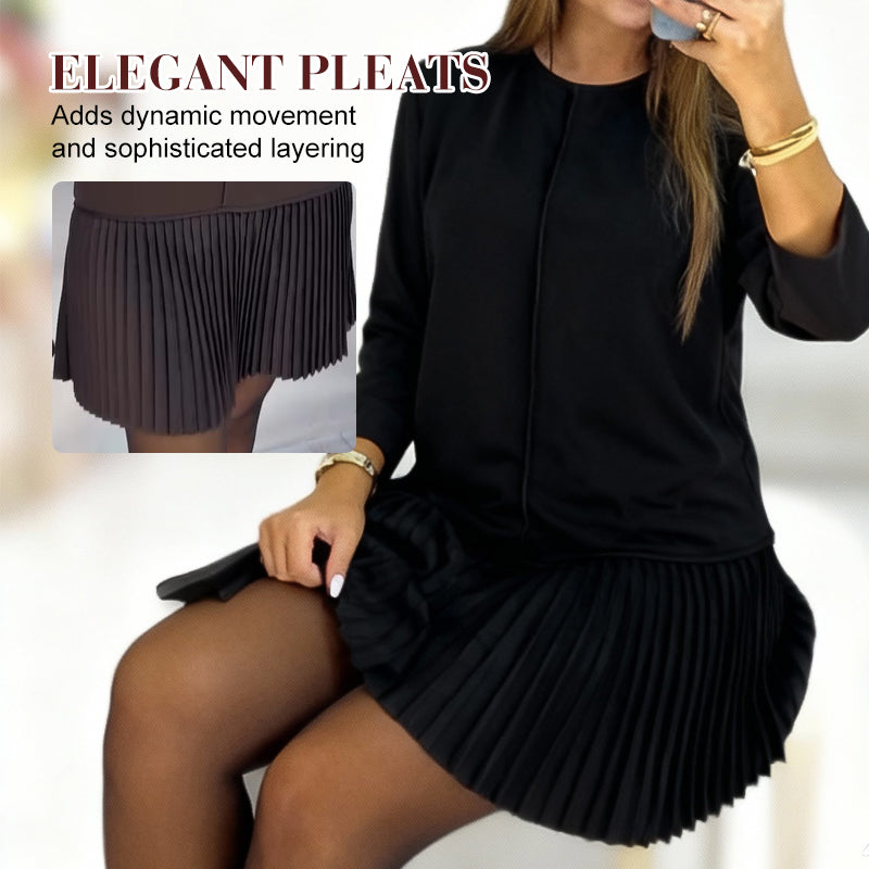 Robe plissée élégante pour femme