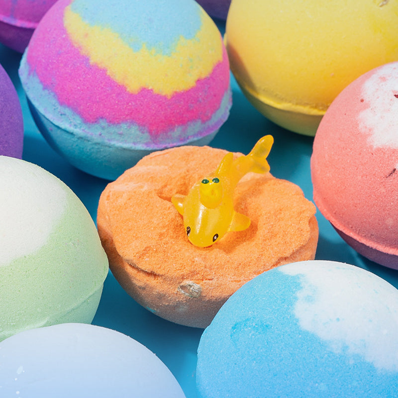 🛁 50 % DE RÉDUCTION | 🌊 Bombes de bain thème océan | 60 g x 12, pour un bain moussant et une idée cadeau amusante ✨
