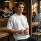 T-shirt oversize pour homme, pour la salle de sport et les loisirs