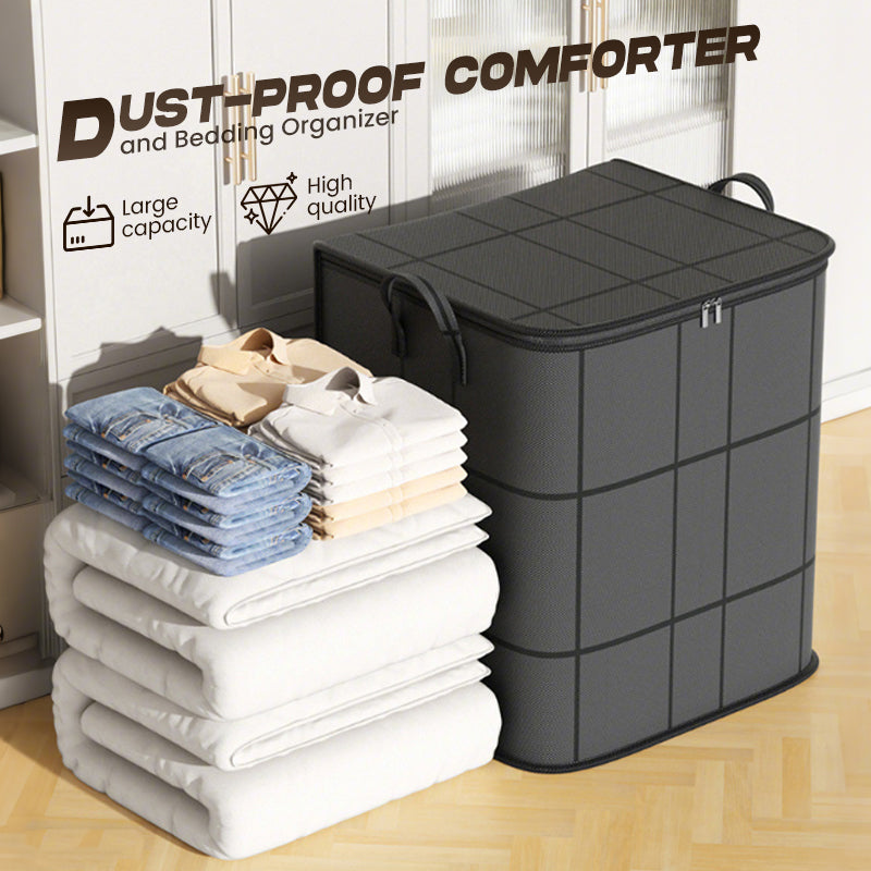 🧺 50 % DE RÉDUCTION ! 🛏️Organisateur étanche à la poussière pour couettes et linge de lit