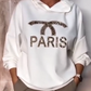 Ensemble sweat-shirt à capuche et pantalon coupe décontractée
