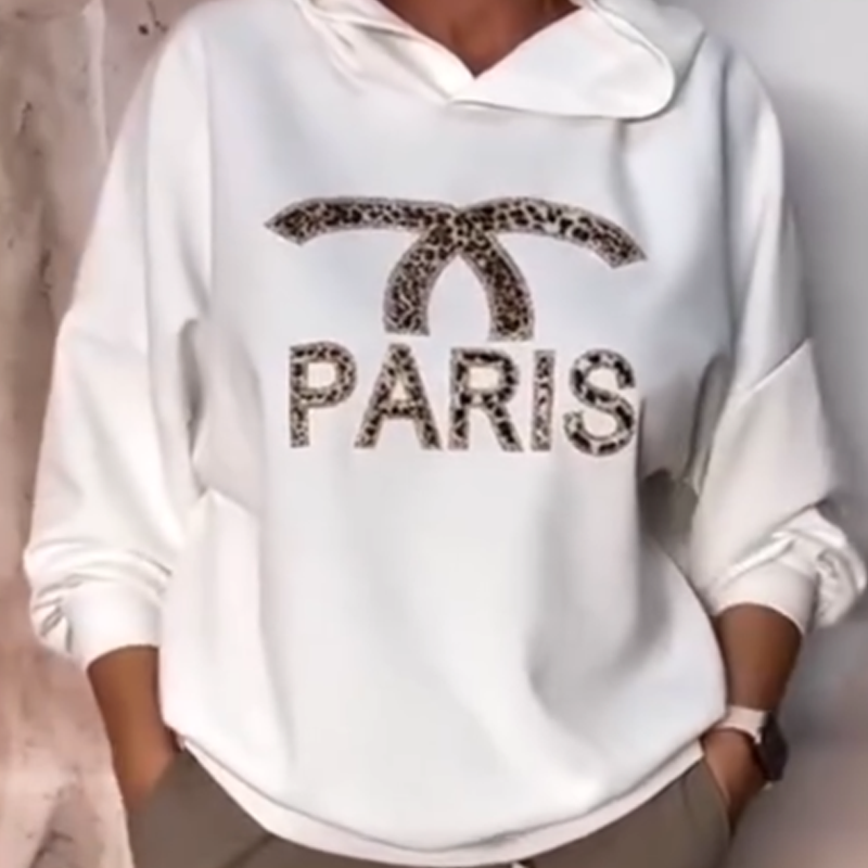 Ensemble sweat-shirt à capuche et pantalon coupe décontractée