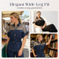 Ensemble 2 pièces pour femme : haut et pantalon en patchwork de maille