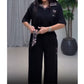 Ensemble 2 pièces décontracté pour femme : haut et pantalon