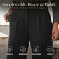 Pantalon de costume taille haute à jambes larges pour femme