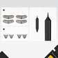👁️🎀Achetez-en 2 obtenez-en 1 gratuit🔥🔥Kit 3 en 1 : eye-liner et tampon pour les cils inférieurs