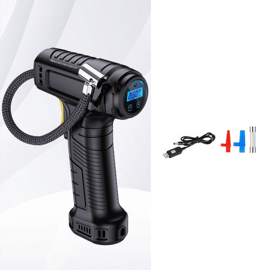 💎 55% DE RÉDUCTION💎 Compresseur d’Air Portable Sans Fil avec Affichage Numérique – Gonflage Rapide, Préréglage Intelligent & Lampe LED 🔋🚗