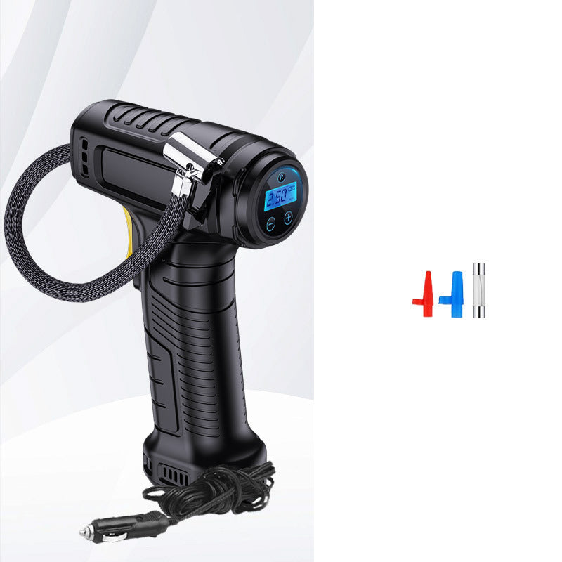 💎 55% DE RÉDUCTION💎 Compresseur d’Air Portable Sans Fil avec Affichage Numérique – Gonflage Rapide, Préréglage Intelligent & Lampe LED 🔋🚗