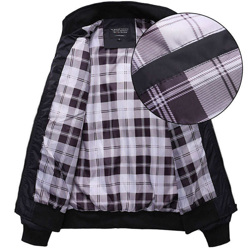 👔✨ PROMO -50% ! Veste Homme Col Montant – Style Business, Respirante & Anti-Vent (M-4XL)