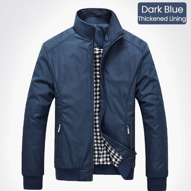 👔✨ PROMO -50% ! Veste Homme Col Montant – Style Business, Respirante & Anti-Vent (M-4XL)