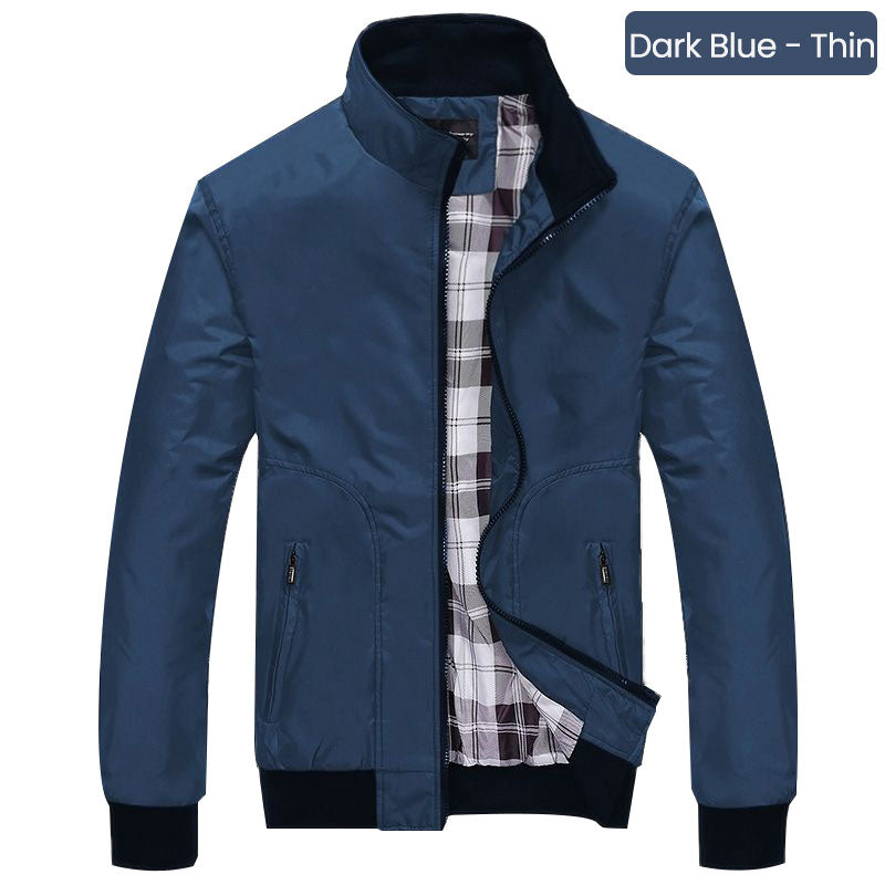👔✨ PROMO -50% ! Veste Homme Col Montant – Style Business, Respirante & Anti-Vent (M-4XL)