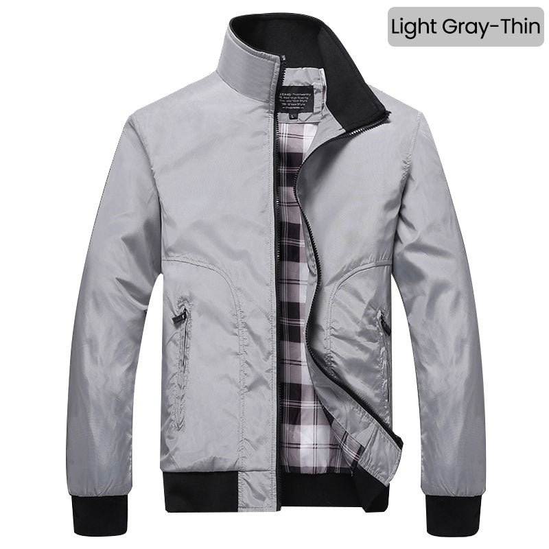 👔✨ PROMO -50% ! Veste Homme Col Montant – Style Business, Respirante & Anti-Vent (M-4XL)